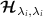 $\boldsymbol{\mathcal{H}}_{\lambda_i,\lambda_i}$