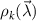 $\rho_k(\vec{\lambda})$