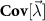 $\textbf{Cov}[\vec{\lambda}]$