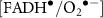 $[\mathrm{FADH}^{\bullet}/ \mathrm{O_{2}}^{\bullet -}]$