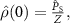 $\hat{\rho}(0) = \frac{\hat{P}_{\mathrm{S}}}{Z},$