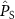 $\hat{P}_{\mathrm{S}}$