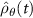 $\hat{\rho}_{\theta}(t)$