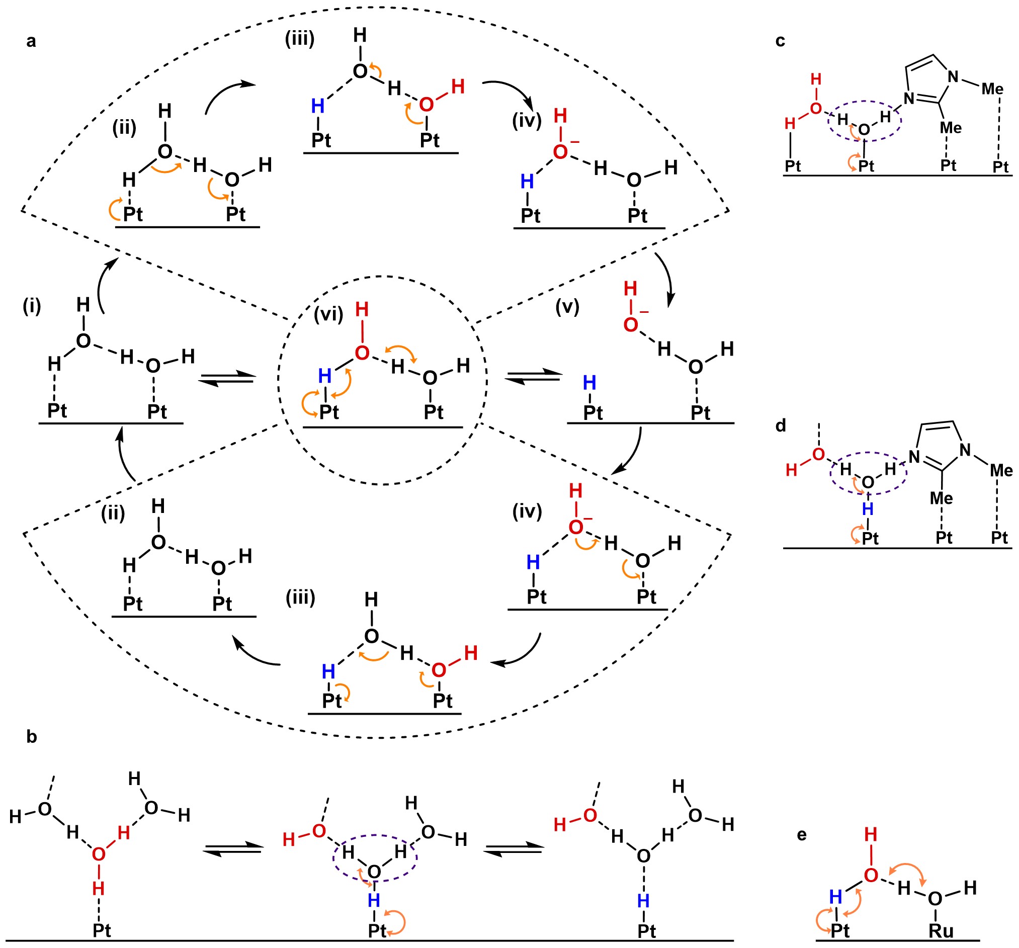 How Hydrogen Evolution and Oxidation Reactions Proceed at the Platinum ...