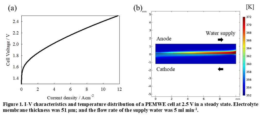 Temperature Distribution Analysis of PEM Electrolyzer in High Current ...
