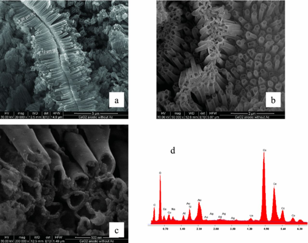 Electrodeposition of CeO2 and Co-Doped CeO2 Nanotubes by Cyclic ...