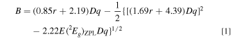 Equation (1)