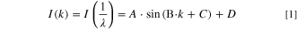Equation (1)