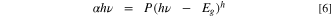 Equation (6)