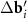 $\Delta {\mathbf{b}^{^{\prime}}_{i}}$
