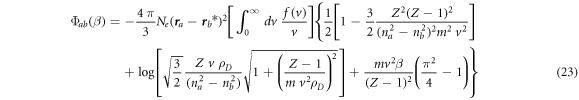 Equation (23)