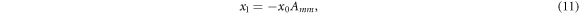 Equation (11)