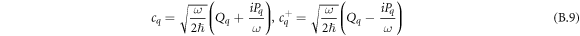 Equation (B.9)