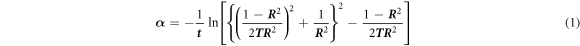 Equation (1)