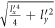 $\sqrt{\tfrac{{{l}_{x}^{{\prime} }}^{4}}{4}+{{l}_{y}^{{\prime} }}^{2}}$