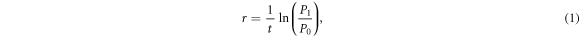 Equation (1)