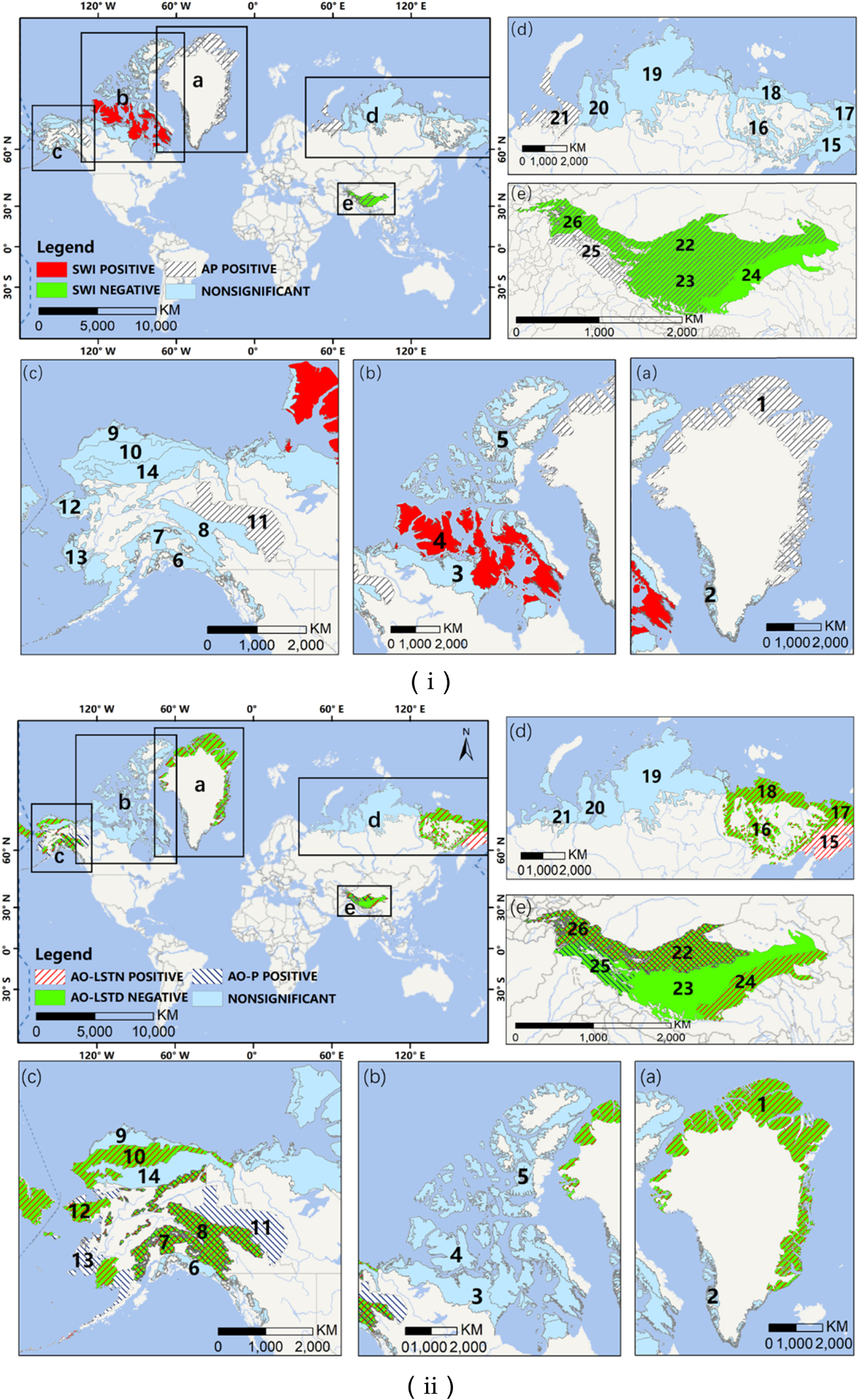 Spatial heterogeneity of climate variation and vegetation response for ...