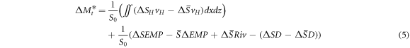 Equation (5)