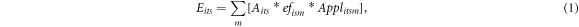 Equation (1)