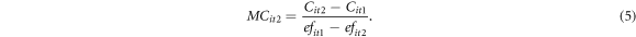 Equation (5)