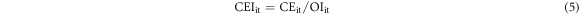 Equation (5)