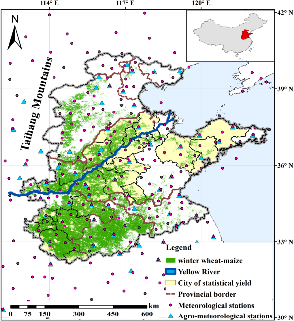 Impacts of climate change on winter wheat and summer maize dual ...