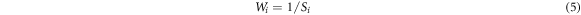 Equation (5)