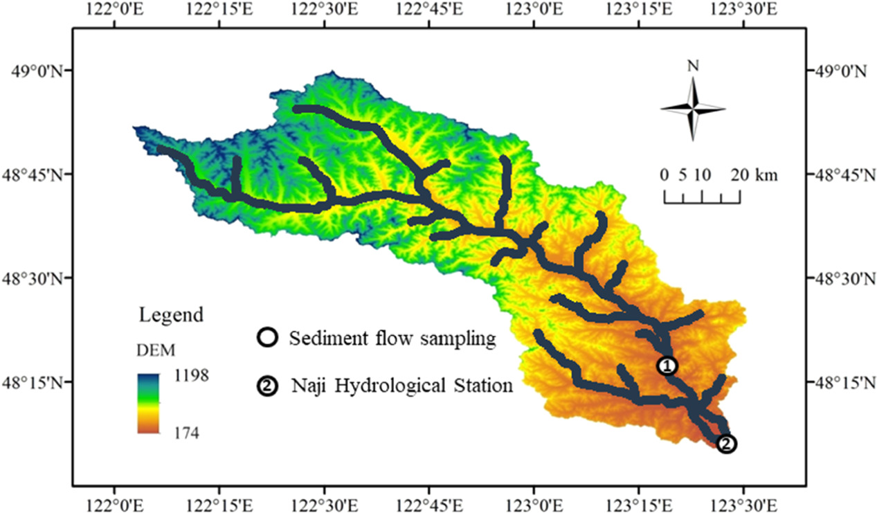 Development of a distributed hydrological model combined with sediment ...