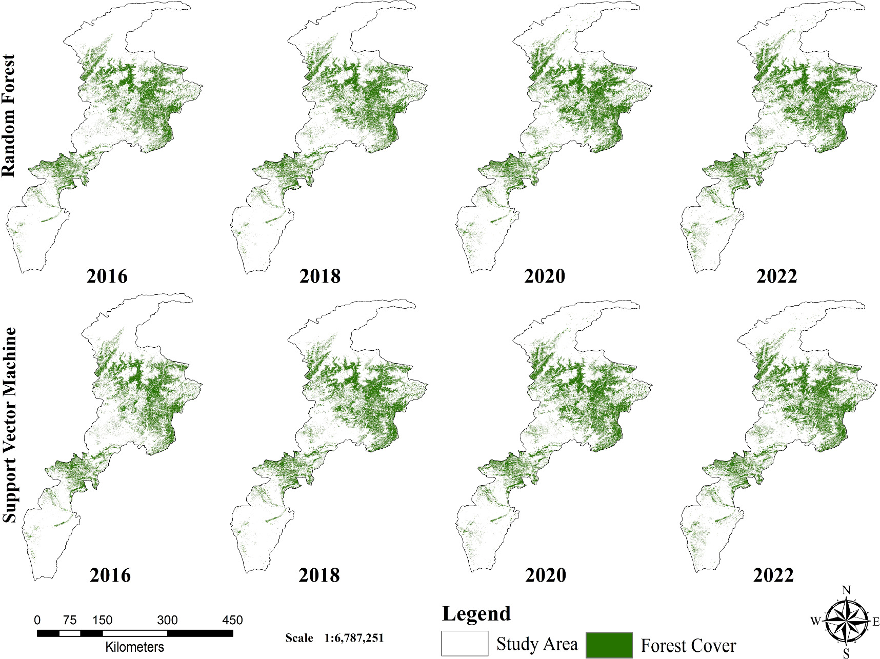 Estimating afforestation related forest cover change using data fusion ...