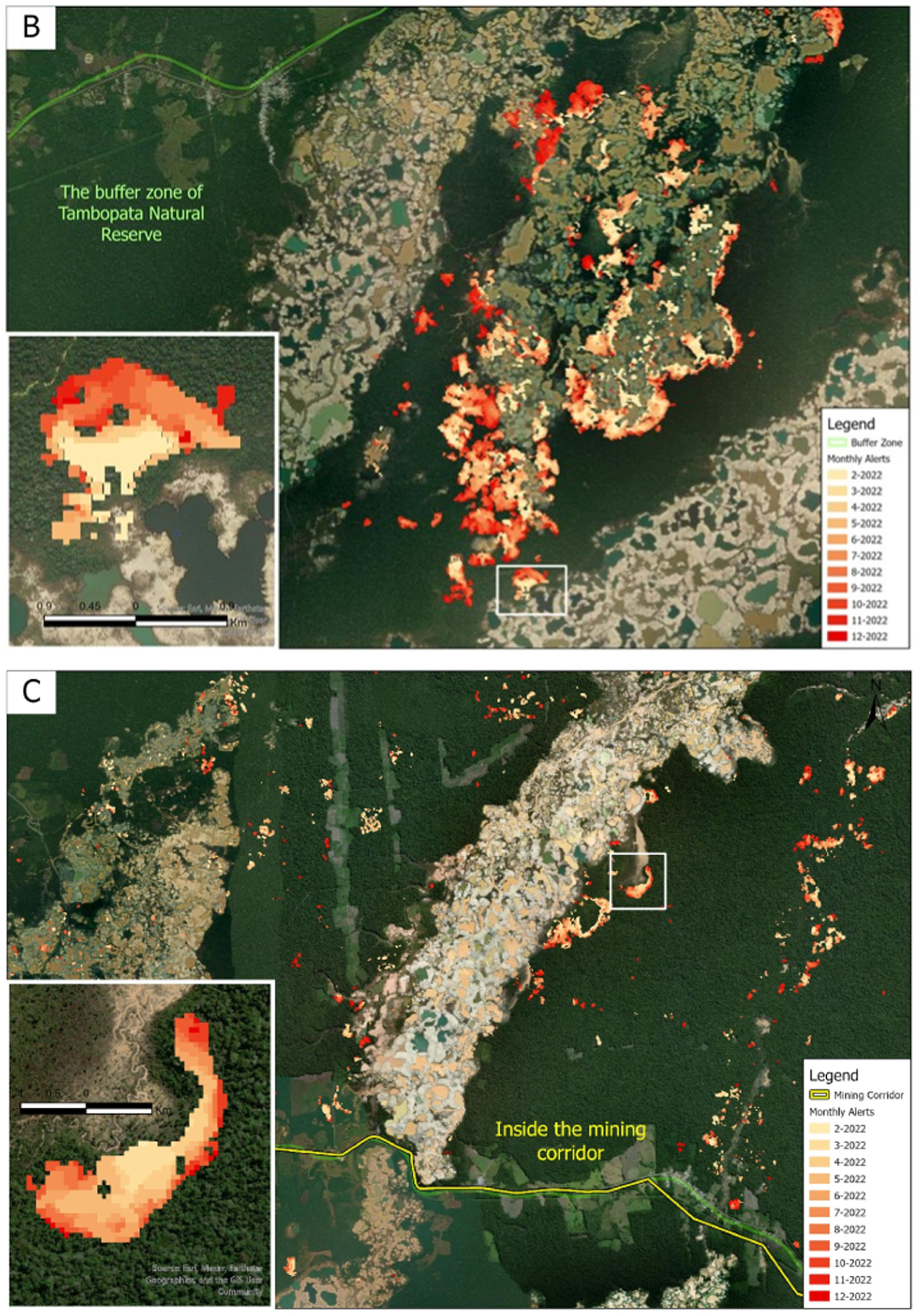 Creating near real-time alerts of illegal gold mining in the Peruvian ...