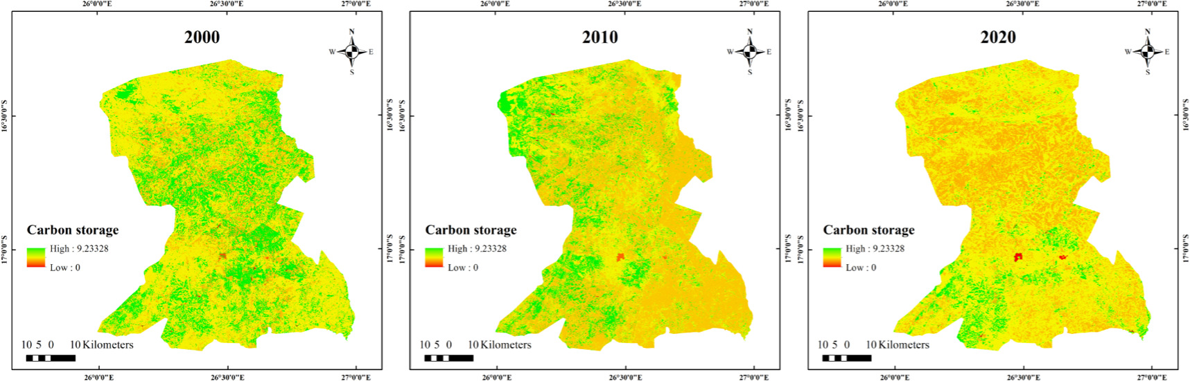 Monitoring spatiotemporal changes in land use/land cover and its ...