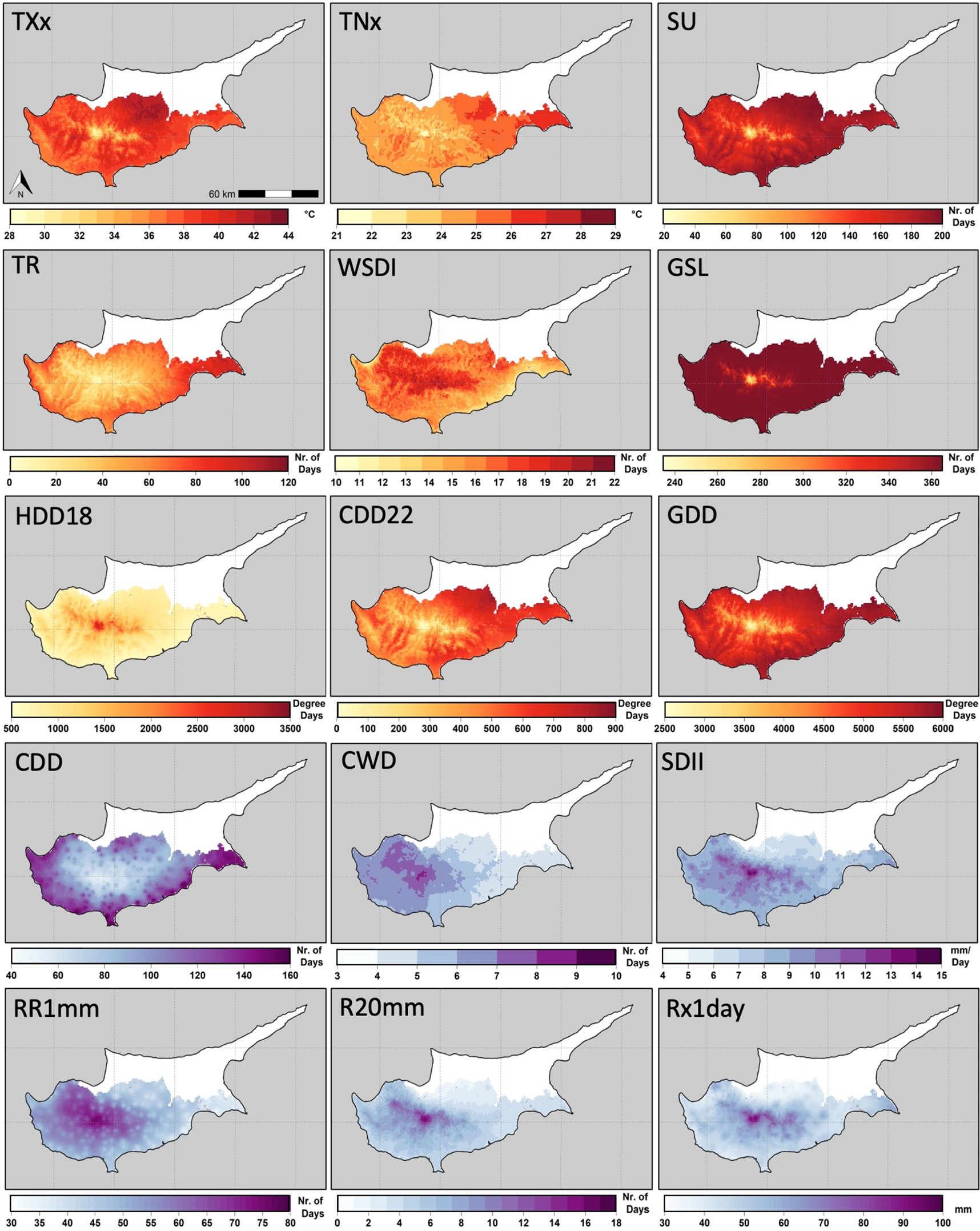 Climate change and extremes in the Mediterranean island of Cyprus: from ...