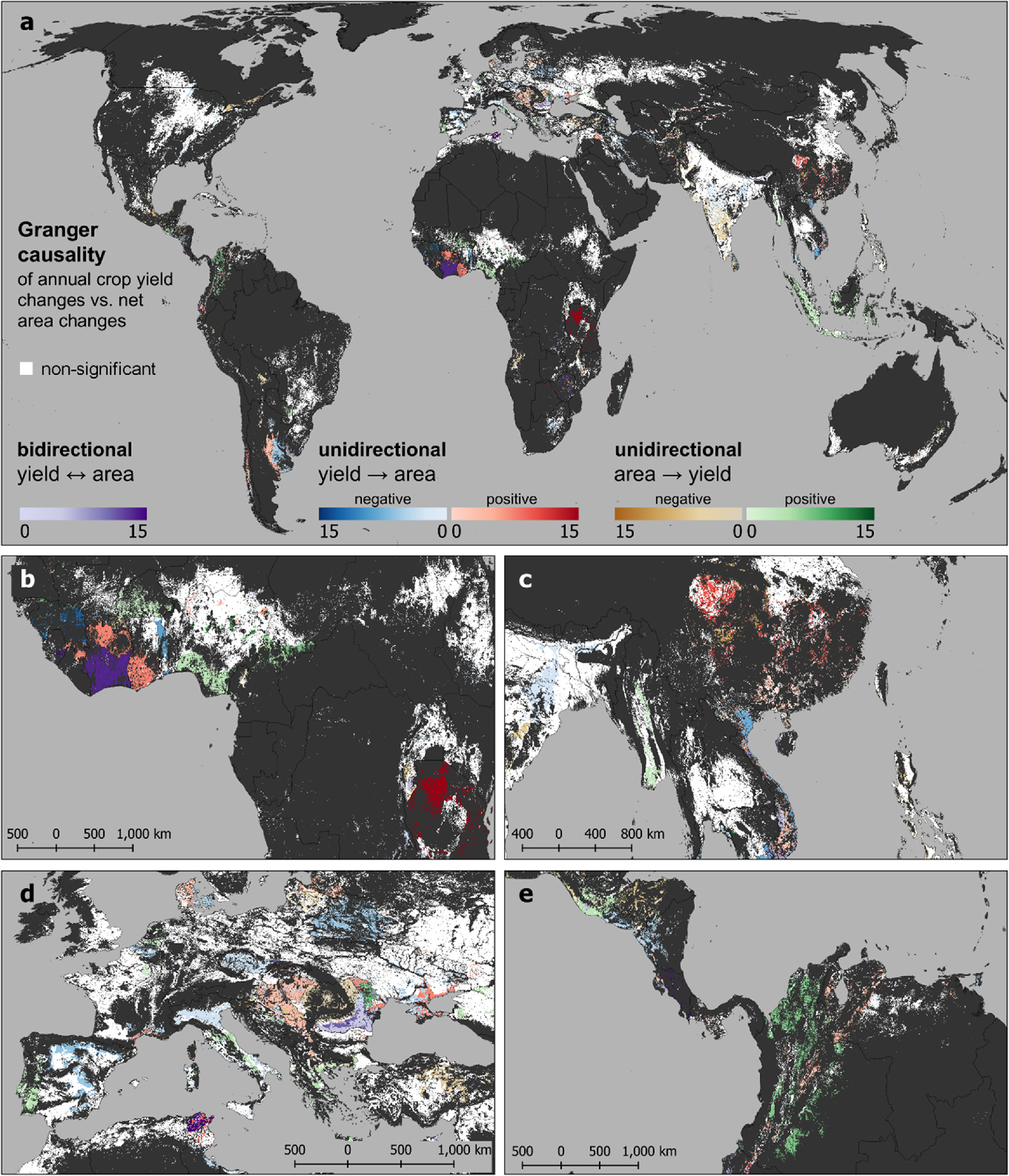 Six decades of global crop yield increase and cropland expansion from ...