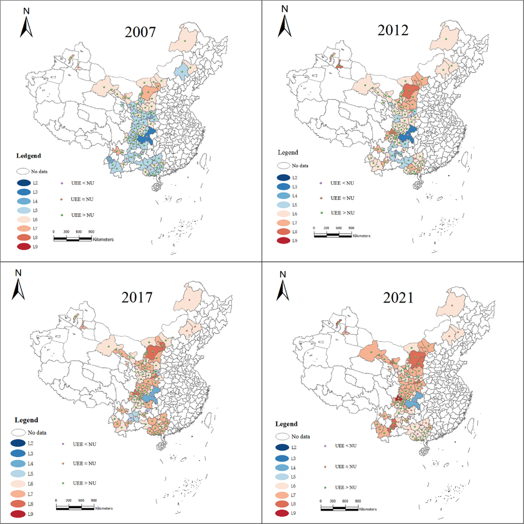 Spatial and temporal evolution of the coupling of new urbanization and ...