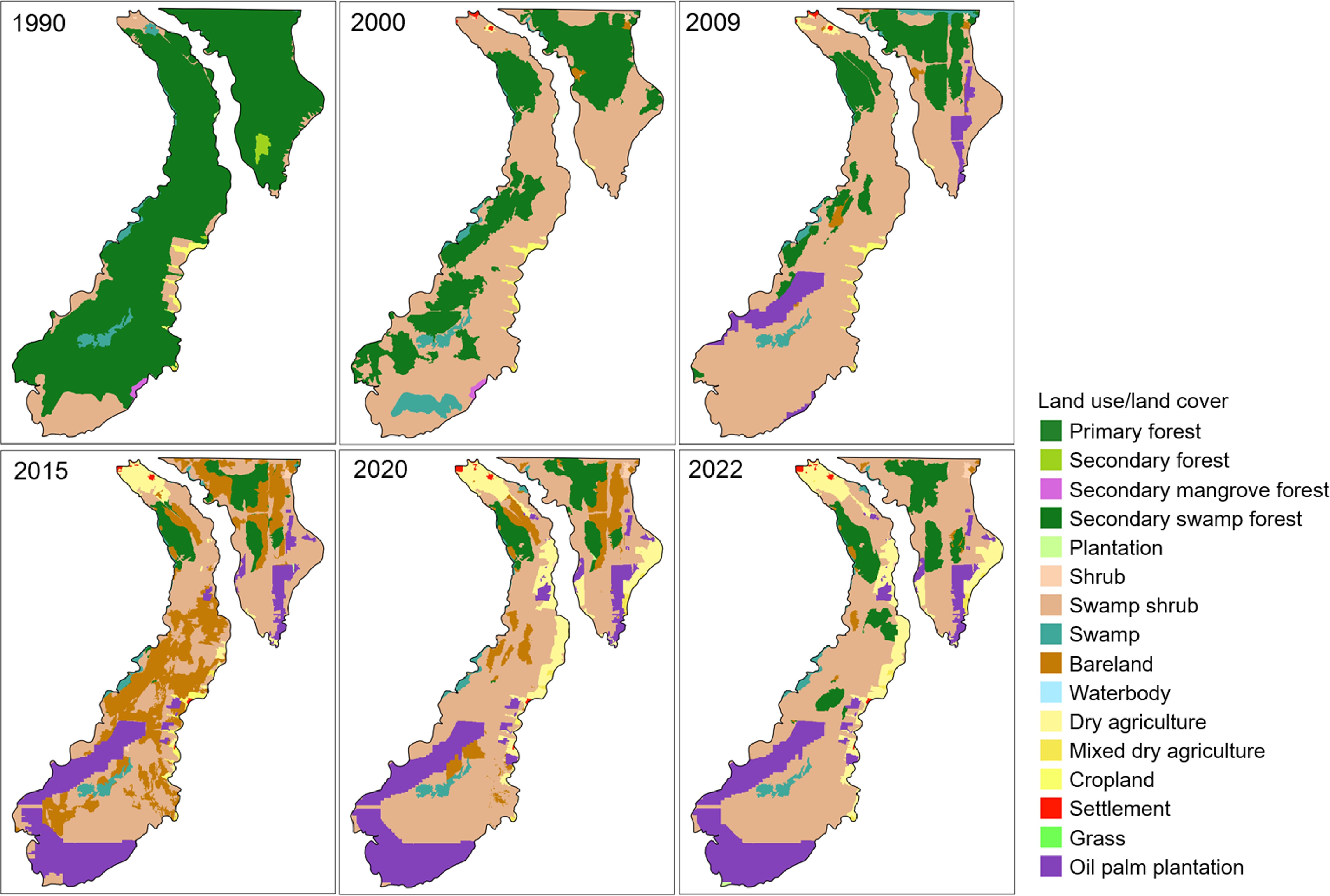 Monitoring degraded tropical peatland subsidence by integrating SBAS ...