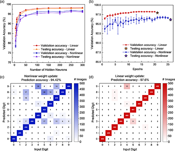 Realizing linear synaptic plasticity in electric double layer-gated ...