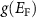 $g(E_\mathrm{F})$