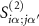 $S^{(2)}_{i\alpha;j\alpha^{^{\prime}}}$