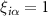 $\xi_{i\alpha} = 1$