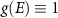$g(E) \equiv 1$