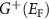 $G^+(E_\mathrm{F})$