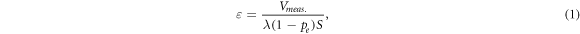 Equation (1)