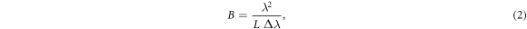 Equation (2)