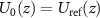 $U_0(z) = U_{\mathrm{ref}}(z)$