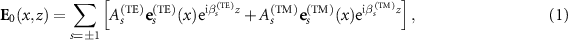 Equation (1)
