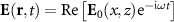 $\textbf(\textbf,t) = } \left[\textbf_0(x,z) \mathrm e^ \right]$