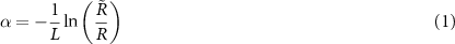 Equation (1)