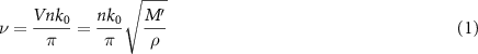 Equation (1)