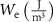${W_{\text{e}}}{ }\left( {\frac{{\text{J}}}{{{{\text{m}}^3}}}} \right)$