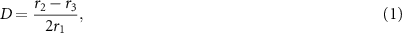 Equation (1)